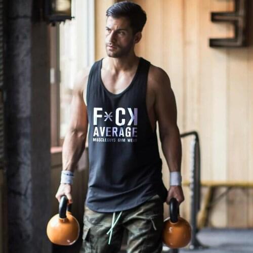 Workout Gym Mens Tank Top Clothing Bodybuilding Muscle Sleeveless Sportswear Shirt Stringer Fashion Singlets Cotton Fitness Vest