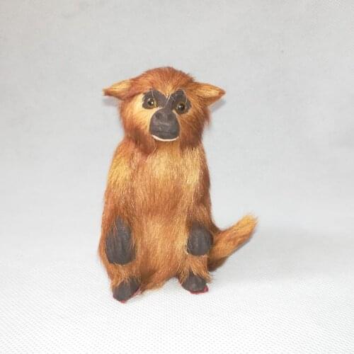 Mini 10x7cm real life toy brown monkey hard model home decoration gift h1367