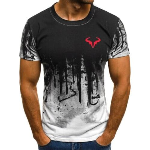 Mens 3D printing T-shirt, mens short sleeve fashion T-shirt, round neck summer T-shirt, fashion casual T-shirt, 2020 popular T