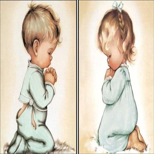 Boy girl 5D DIY diamond painting Full square/round Embroidery Pattern 3D Cross stitch kits mosaic wall stickers