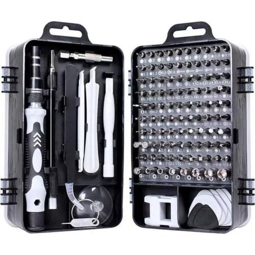 115 in 1 Screwdriver Set Multi-Tools Kits for Repairing Glasses Home Phone Precision Torx Driver Box Professional with Bits