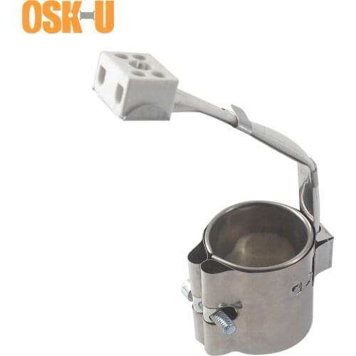 Stainless Steel Band Heater Element 45mm ID 45/50/55/60mm Height Ceramic Electric Heating Element for Packing Printing Machine