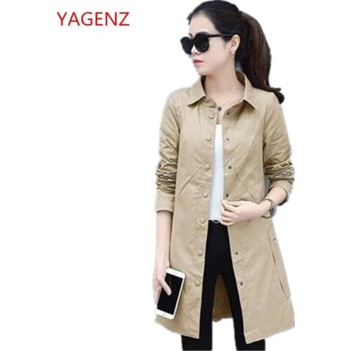 NEW Women trench coat spring 2018 High quality Femme clothes Fashion Windbreaker coat autumn women Vintage trench coats BN3435