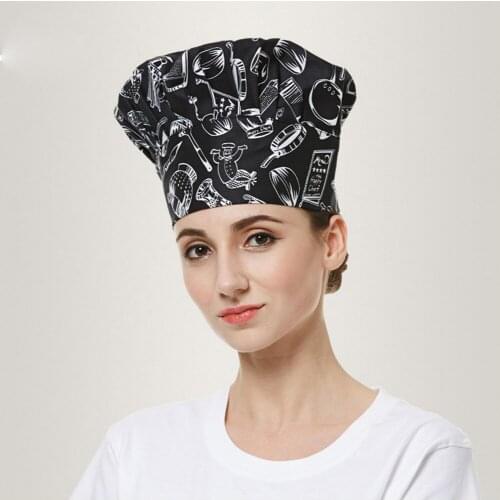 Wholesale new Unisex Fold Cap Chef Hat hat chef pant coat High Chef Waiter Hats Adult Restaurant hats Hotel Bakery Canteen chefs