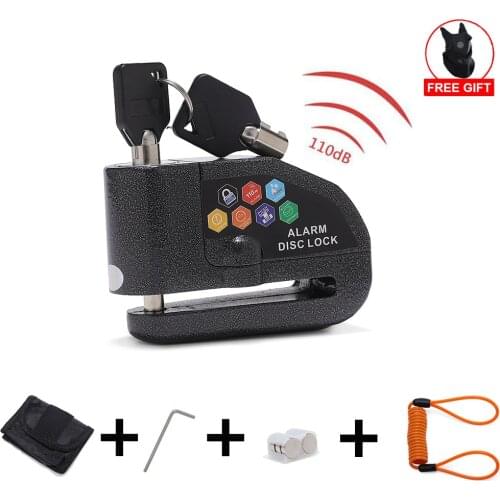 Anti-theft Waterproof Moto Bike Lock Cycling Security Lock Control Vibration Alarm 110db Bicycle Motorcycle Alarm bicycle lock