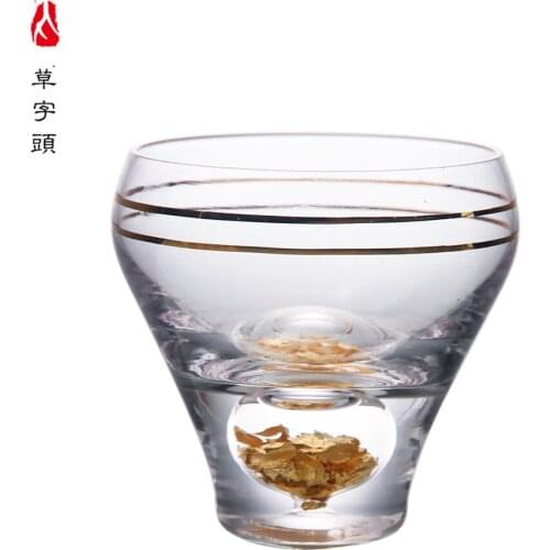 Transparent Crystal Double Phnom Penh Bubble Cup 70ml 501106-2