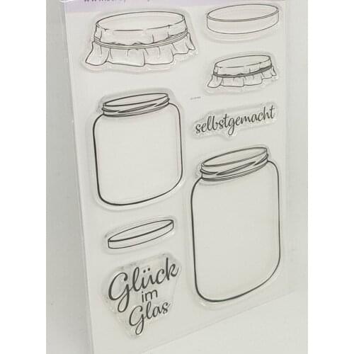 German words Transparent Clear Silicone Stamp/Seal for DIY scrapbooking/photo album Decorative clear stamp B0308