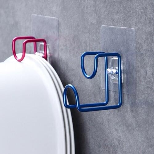 Self-Adhesive Washbasin Hooks Bathroom Towel Storage Racks Bathtub Shelf Hanger Kitchen Pot Holder Sticky Hook Home Supplies