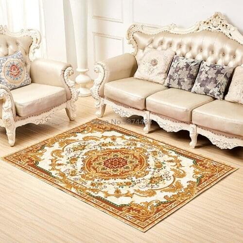 Floral Prints Modern Living Room Carpets Home Nordic Carpet Bedroom Bedside Blanket Area Rug Soft Study Room Rugs Floor