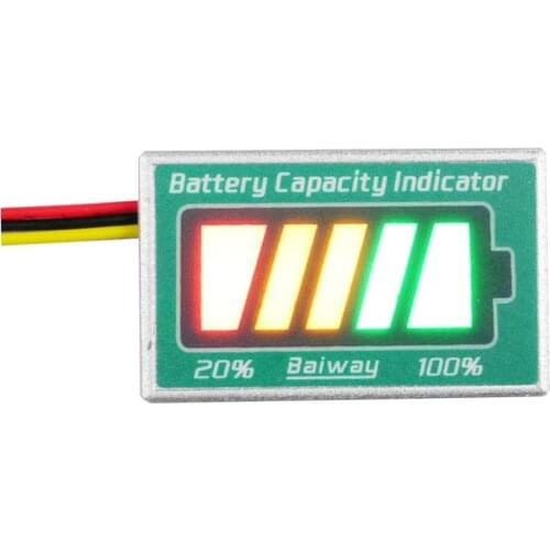 TD05-12V lead-acid LED battery charge indicator, charge tester, capacity indicator