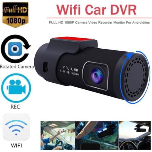 Smart Car DVR Dash Camera Video Recorder 1080P 360° Mini WIFI Car Recorder Car Dash Cam