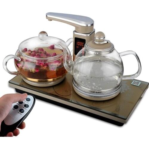 Intelligent thermostatic remote control glass is fully automatic Electric kettle set electric tea stove