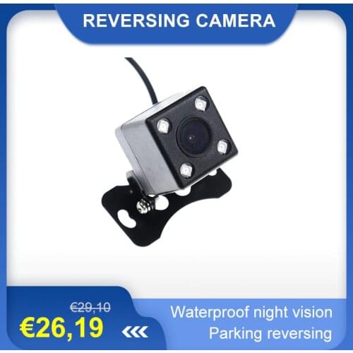 Universal Car Backup Rear View Camera night version auto reverse Camera for Most of the car with 4 LED Car Back Reverse Camera
