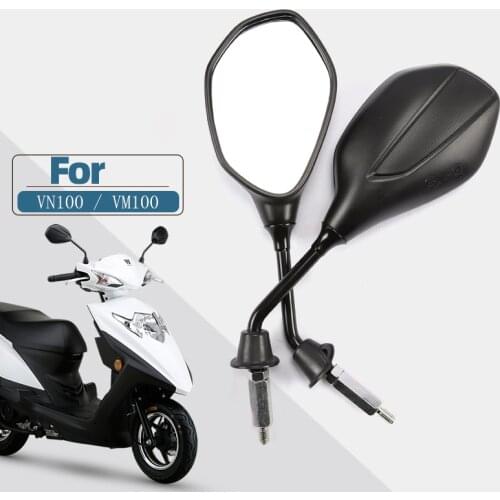 8mm 10mm 3C Certification Universal Motorcycle Rearview Mirrors,For SUZUKI Haojue Scooter VM100E/N VN100E HJ100T-5C-6C-12