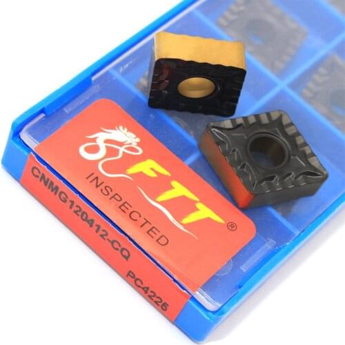 10pcs CNMG120412 CQ PC4225 High quality External Turning Tools Carbide insert cutting CNC Tools Lathe cutter turning insert