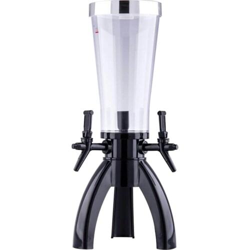 3 Liters Three Faucet Beer Cannon Creative Wine Drink Dispenser Water Dispenser Beers Barrel Liquor Drinking Bar Accessories