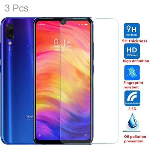 3 Pcs 9H Tempered Glass Protective for Xiaomi 9 se Play redmi 6 Screen Full Protector Glass Cover Film Safety Tremp