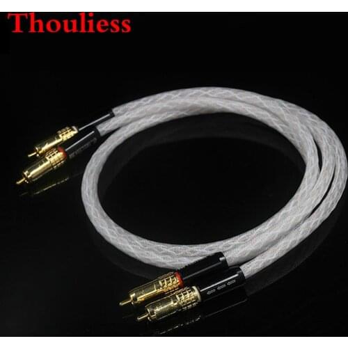 Thouliess Pair HIFI TARA Labs RSC Vector 2 Interconnects Audio cable Rca Audio Cable Gold Plated RCA Cable for DVD Amplifier