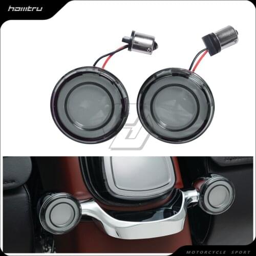 Motorcycle Bullet Style LED Rear Turn Signal Conversions Case for Harley Touring Sportster XL Models 2002-2021