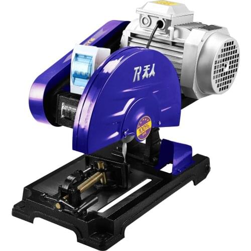 400F type 4KW 380V electric circular saw, steel, wood and steel bar industrial cutting machine