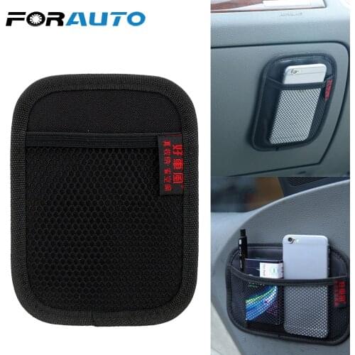 FORAUTO Car Storage Net Bag Car Seat Back Organizer Automotive Pocket for Phone Keys Oxford Fabric Stowing Tidying Multi-use