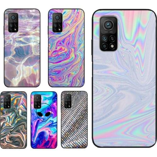 Holographic Trippy Rainbow Image Case For POCO M3 Pro F3 X3 Pro Cover For Xiaomi Mi11 11Lite 11Pro Mi 10T Pro Note 10 Lite