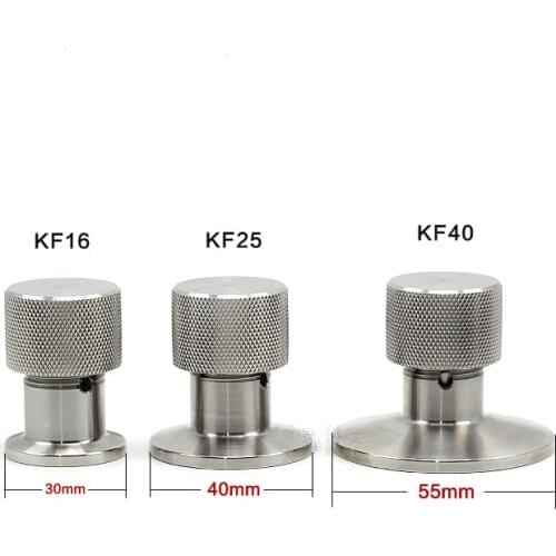 Vacuum Relief Valve Vent Stainless Steel 304 Sanitary Vacuum Flange Fitting Vent Valve Vacuum Relief Valve for KF16 KF25 KF40