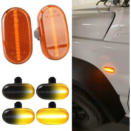2PCS LED Car Dynamic Side Marker Repeater Light Signal Lamp For Suzuki Jimny JB64W JB74 JB23 JB64 For Mazda For Chevrolet