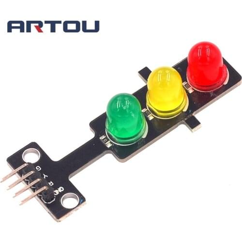 Mini 5V Traffic Light LED Display Module for Arduino Red Yellow Green 5mm LED RGB -Traffic Light for Traffic Light System Model