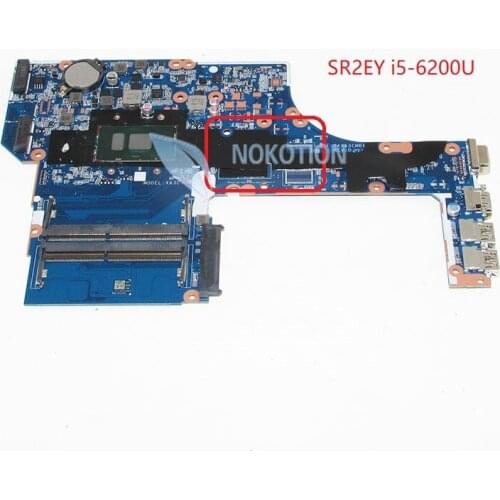 NOKOTION DAX63CMB6D1 Main Board For HP Probook 450 G3 Laptop Motherboard 15.6'' SR2EY i5-6200U DDR3L