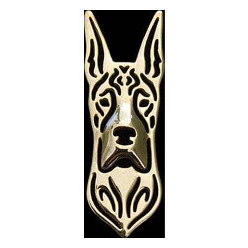 New trendy personalized Great Dane dog brooches and pins plated silver men animal brooches fashion jewelry