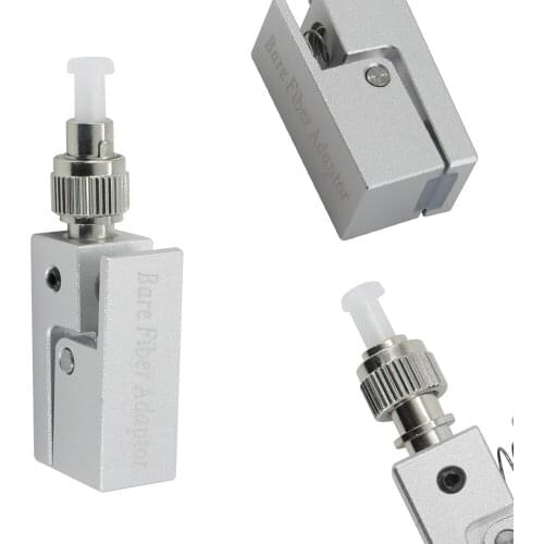 New bare square fc fiber optic connector bare flange fiber adapter temporary adapter success test otdr ，ferramenta auxiliar simp