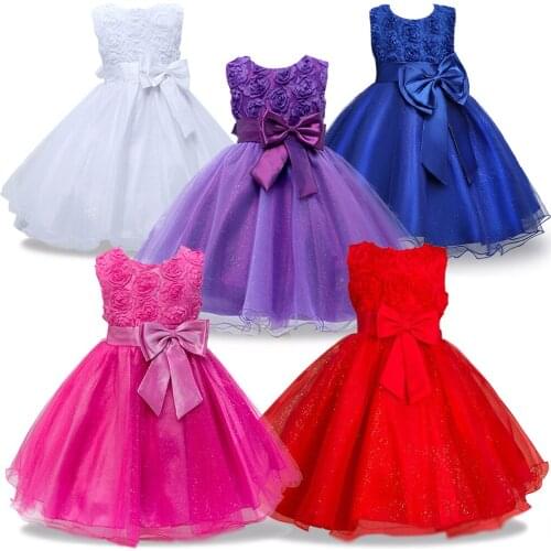 2 6 8 10Years Baby Girls Dress For Christmas Evening Prom Party Costume Teen Girls Kids Clothes Wedding Birthday Gown Girl Dress