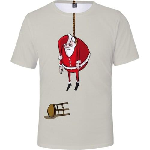 Popular Hot t shirt Men Women Christmas New Casual Summer Short Sleeves 3D T shirt Tops Suitable Fashion Christmas girl boy Tees