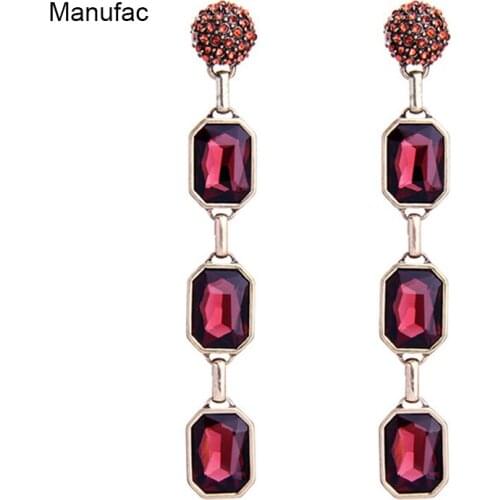 Austrian Crystal Earrings Drop Crystal Earring Long Luxurious Wedding Earring Chandelier Rhinestone Bridesmaid Jewelry