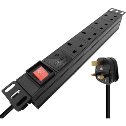 13A UK 4AC power surge protector extension board British regulatory plug adapter SPD Lightning protection