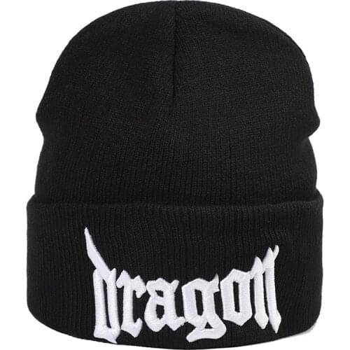 2021 new embroidery letters knitted hat short hat mens hat womens hat autumn and winter fashion outdoor accessories keep warm