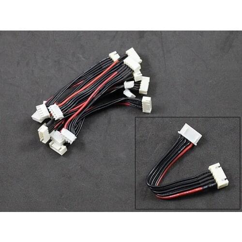 10pcs/bag 3S 4S 5S Balance Head Charging Extension Lead Harness Balance Charge Line Battery Charging Cable Set