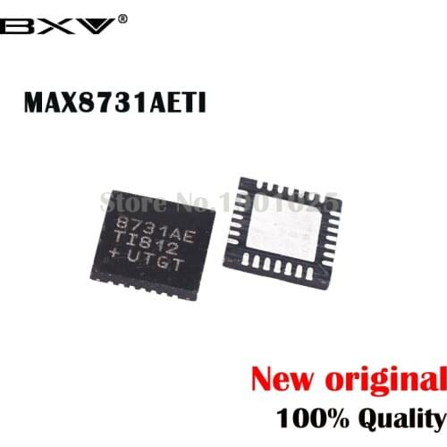 5pcs MAX8731AETI MAX8731AE MAX8731A MAX8731 8731AE QFN-28 New original