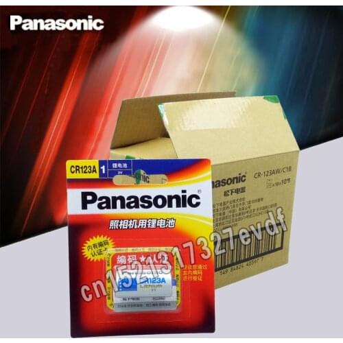 5pcs New Original Panasonic CR123A CR17345 3V Lithium Battery Camera Non-rechargeable Batteries