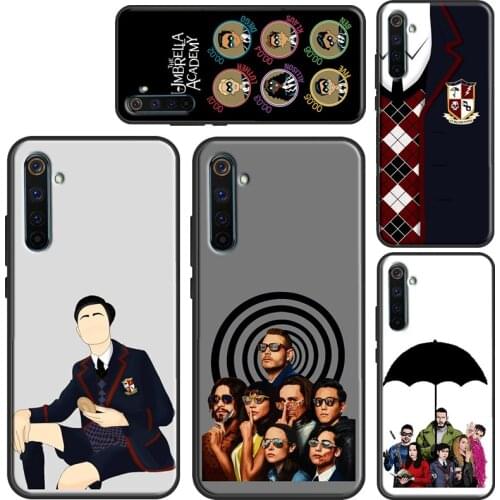 Umbrella Academy Case For OnePlus 9 8 Pro Nord 7T 8T 9R Cover For Realme C3 C21 C11 C15 GT Neo 6 7 8 Q3 Pro