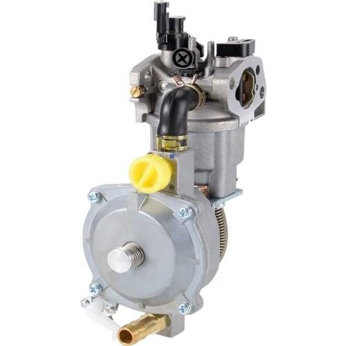 42mm Carburetor Dual Fuel Gasoline Generator LPG Carburetor Compatible with 170F GX160/200 8/9HP 2KW-6.5KW Gasoline Generator