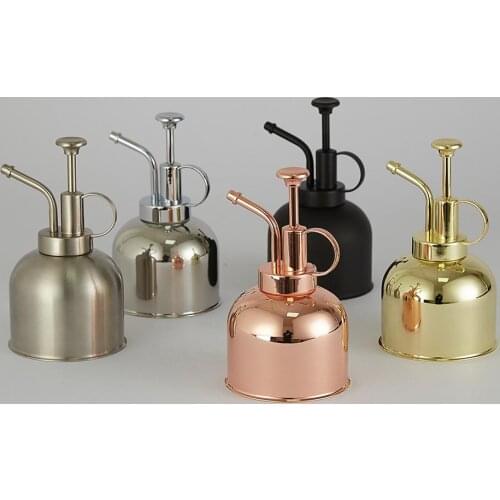 Watering Fles Nordic Engels-Stijl Vintage Messing Succulenten Kleine Gouden Tuinieren Spuiten Kan Water Pot Garden Supplies