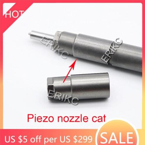 ERIKC CR Fuel Injector Nozzle Nut Set E1023503 Diesel Injector Nozzle Cap for Bosch Piezo 0445115/116/117 Injection Accessory