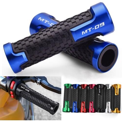 Motorcycle Handlebar Grips CNC PVC Handle Thruster Grips For YAMAHA MT-09 MT 09 MT09 Tracer XSR900 XSR 900 Motorbike Accessories
