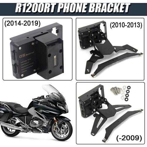 New Navigation Bracket For BMW R 1200 RT R1200RT GPS Phone Holder Below 2009 2010-2019 2018 2017 2016 2015 2014 2013 2012 2011