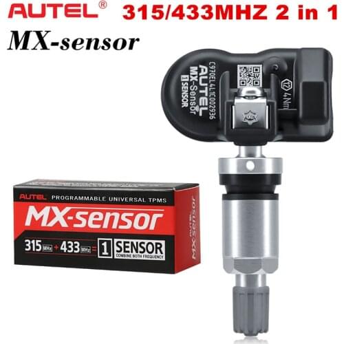 Original Autel MX-Sensor 433MHZ/315MHZ 2 IN 1 TPMS Sensor Programmable Universal