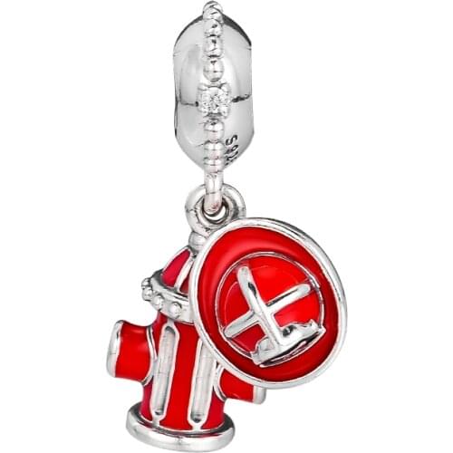 Fits Pandora Bracelet 925 Sterling Silver Charm Pendant Firefighter Essentials Dangle Beads Women DIY Jewelry Gift Kralen