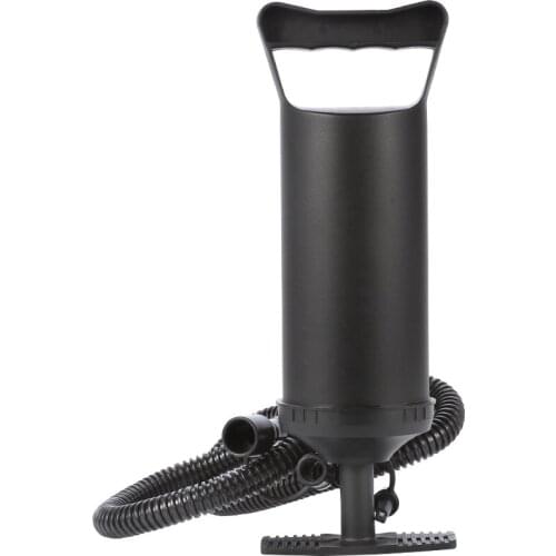 Portable 12in Manual Pump Ball Swim Ring Drifting Raft Air Inflator With Valves Accessory Manual Ring Swimming Inflatable Tube