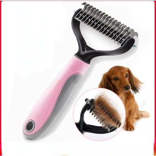 Dog Comb Depilation Brush Pet Grooming Brush Hair Remover Pet Accessories Tools